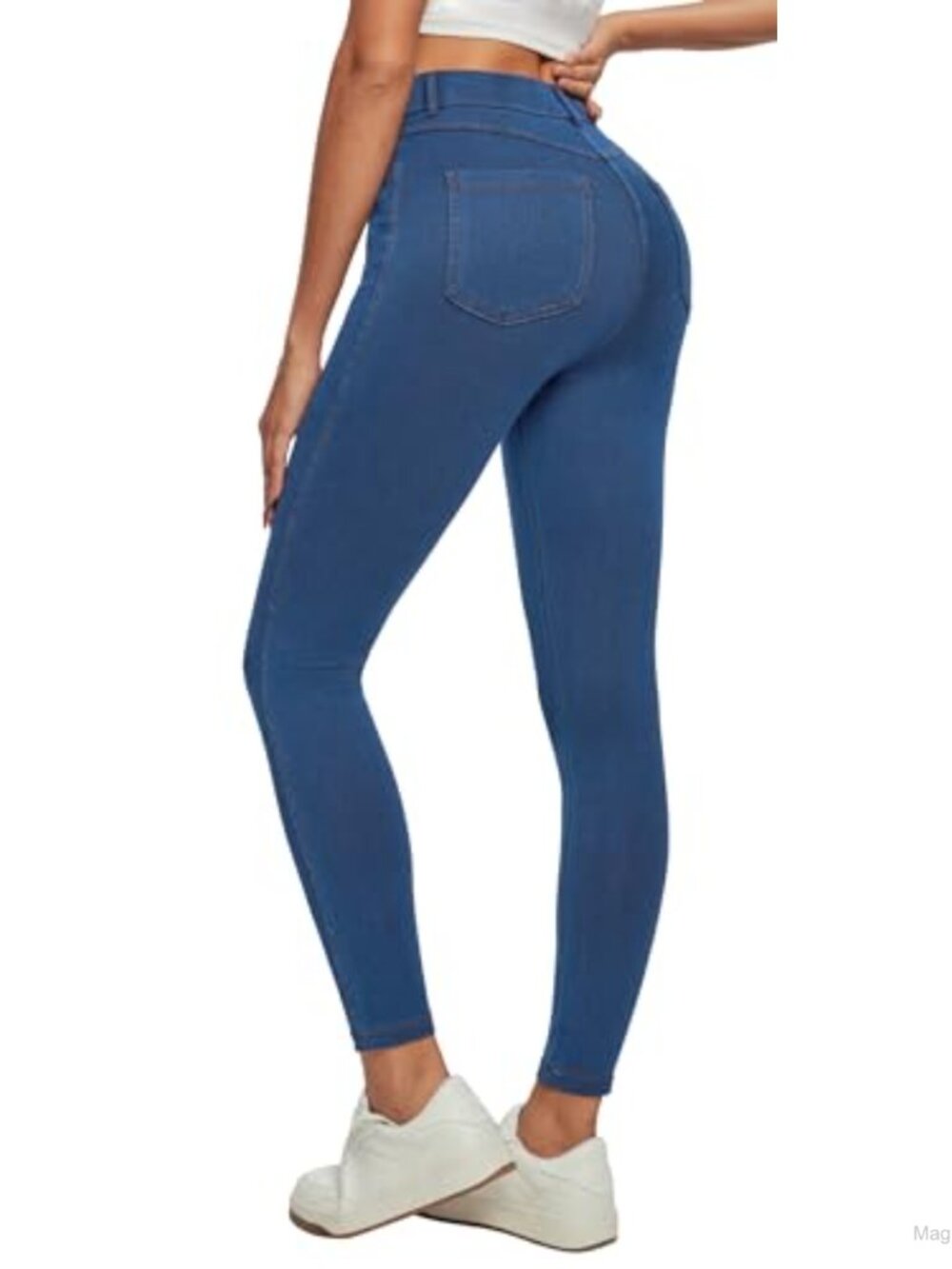 Stretchy Skinny Jeans for Women Pull On Jeggings High Waist Denim Leggings